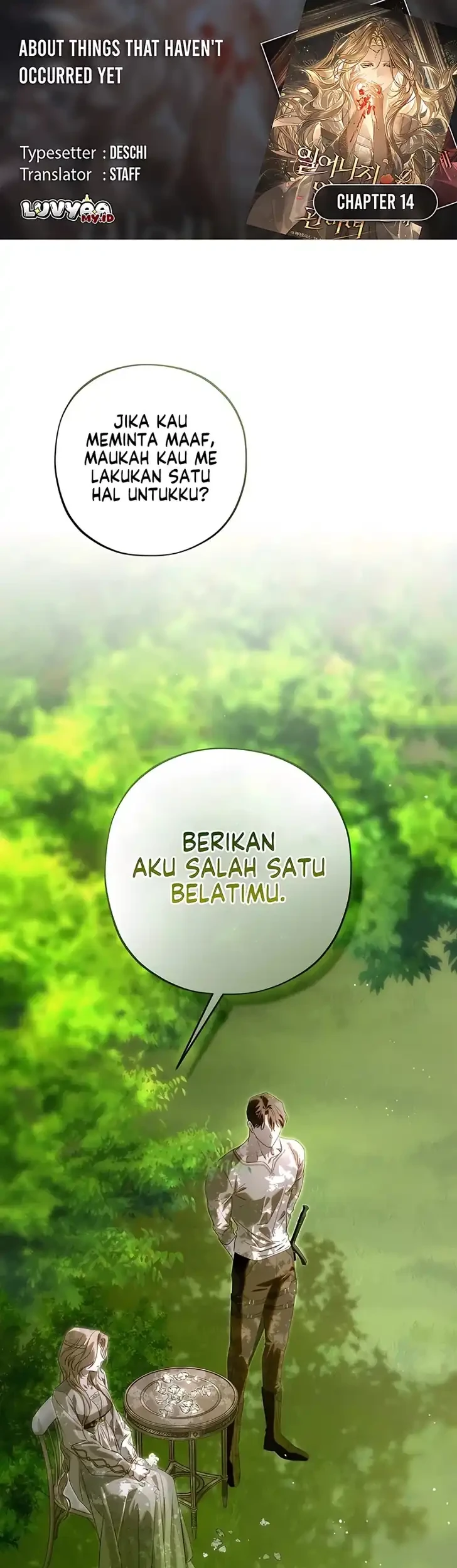 About Things That Haven’t Occurred Yet bab 14 halaman 2